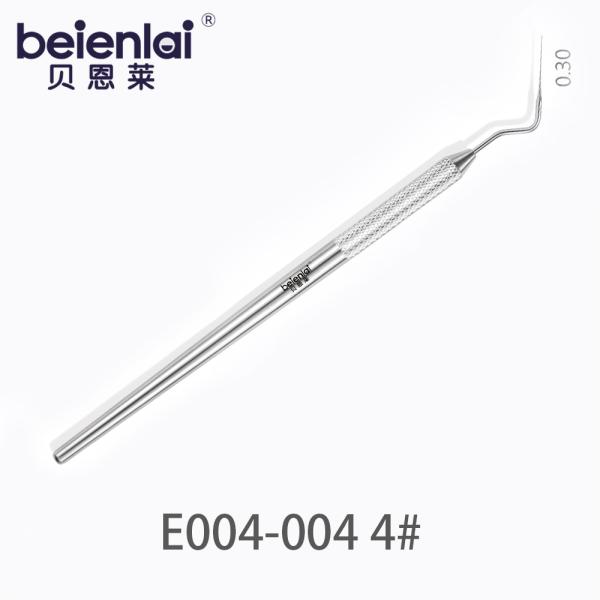 Benlai Root Canal Plugger E004-004 SXD 4#, 0.30 Tip Single End φ5.5 Solid Round Handle, Condenser Design